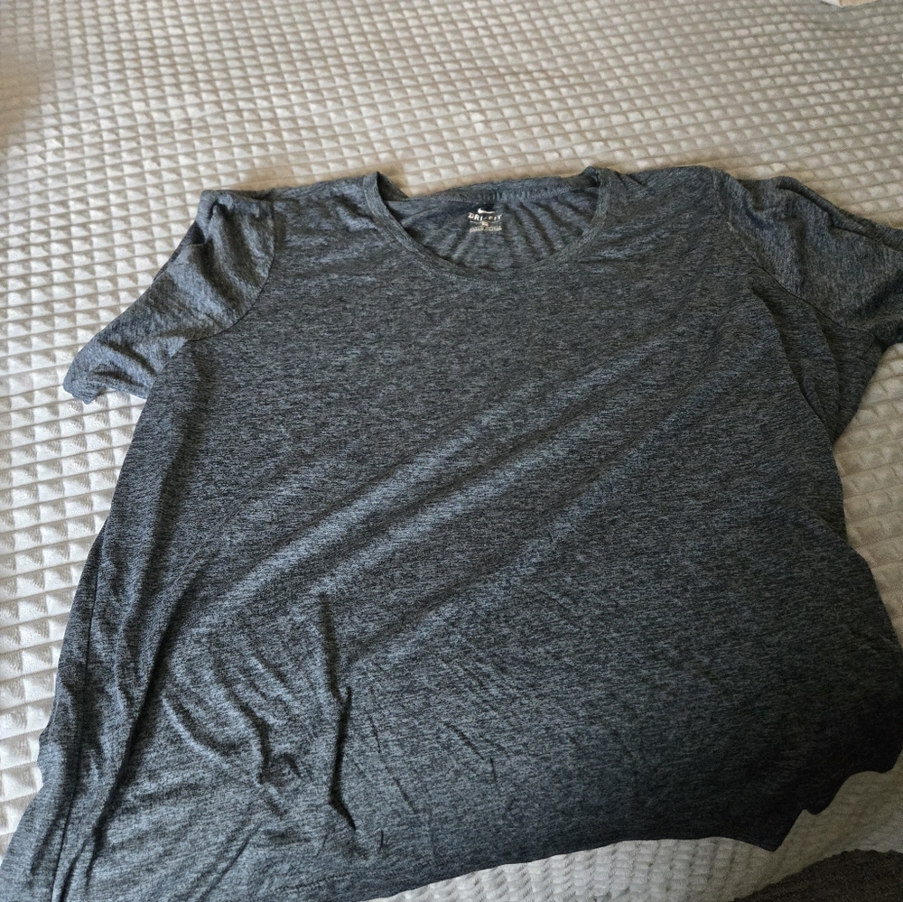 Nike Dri-FIT Heathered Blue T-Shirt